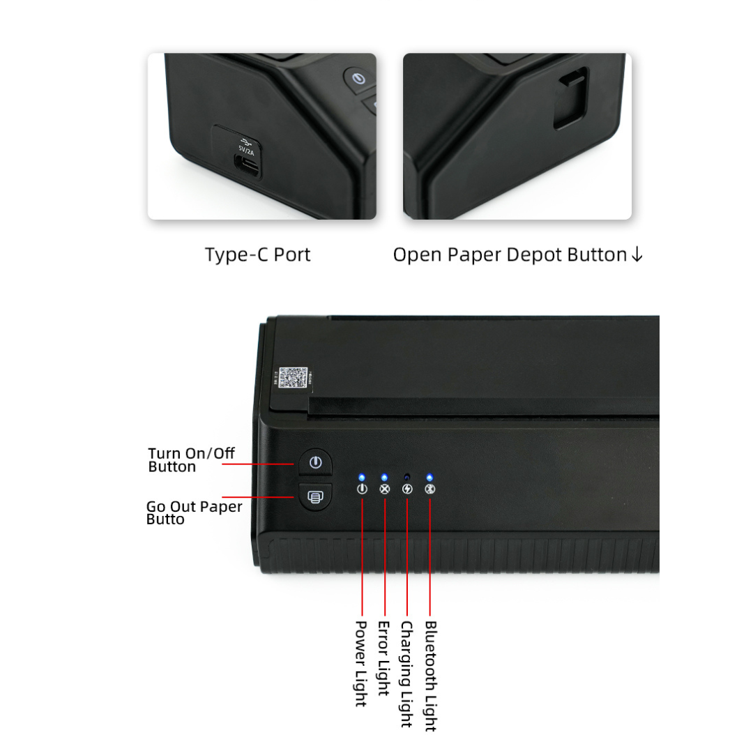 Termocopiadora Inalámbrica Bluetooth