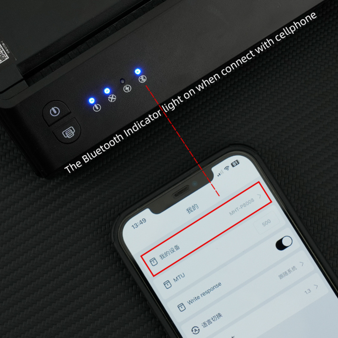 Termocopiadora Inalámbrica Bluetooth