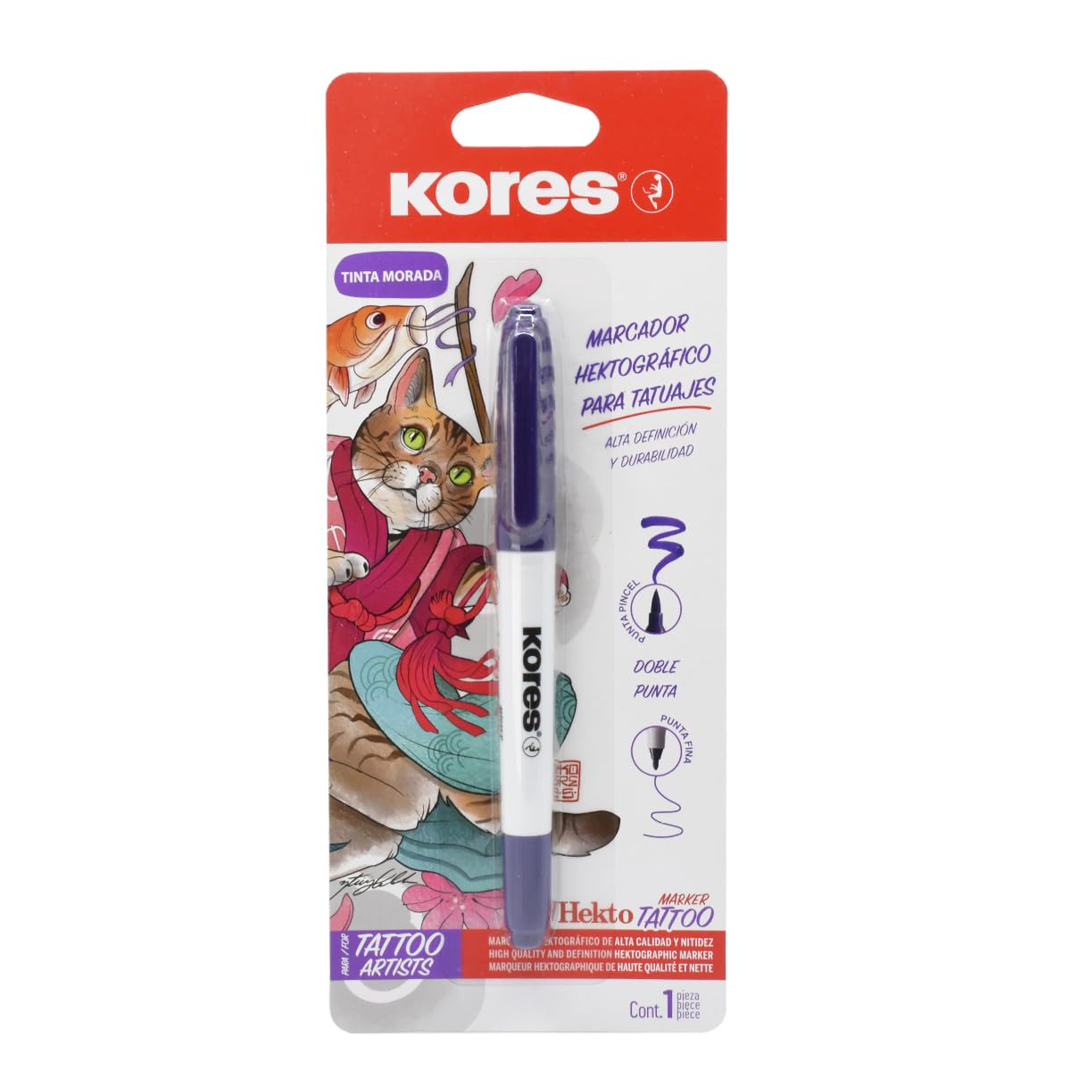 Marcador Kores hecografico