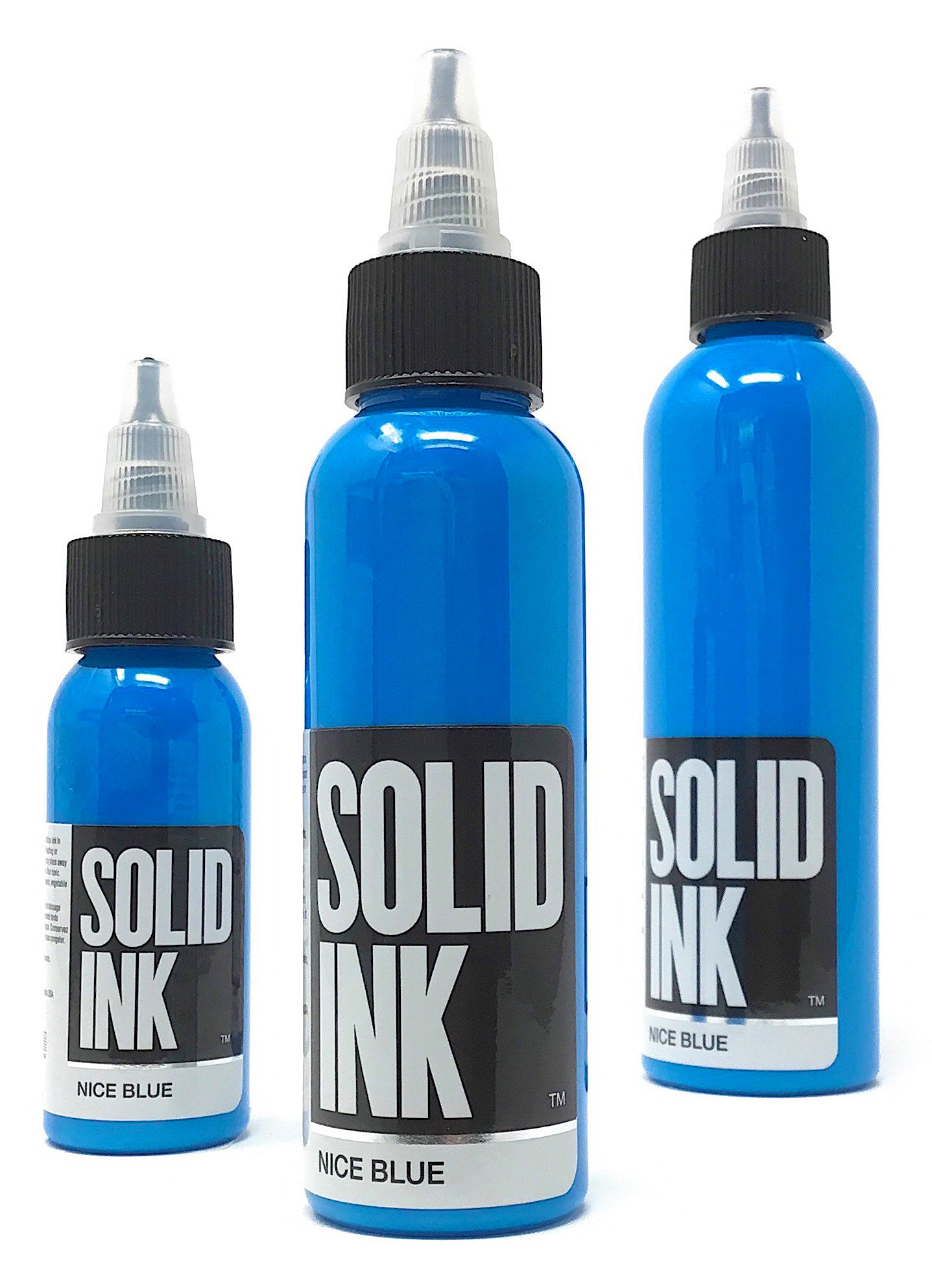 Nice Blue Solid Ink