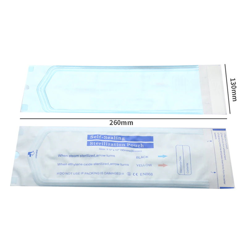 Bolsas de esterilización 3 1/2"x10"