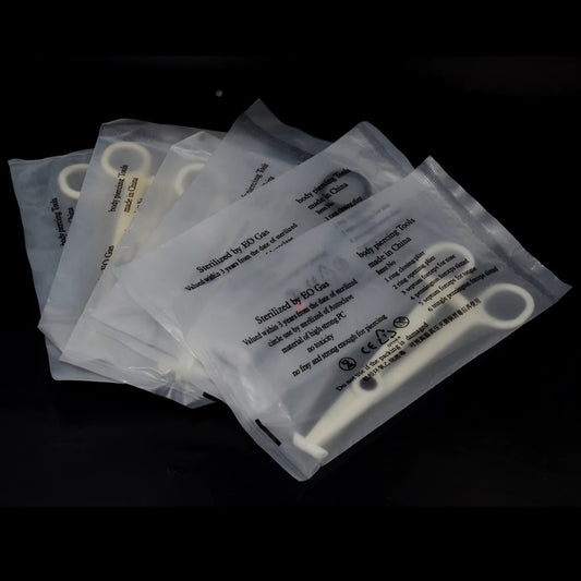 Pinzas para Body Piercing Desechables