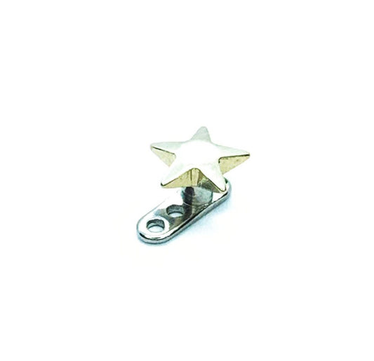 Dermal Anchor titanio estrella 1.5mm