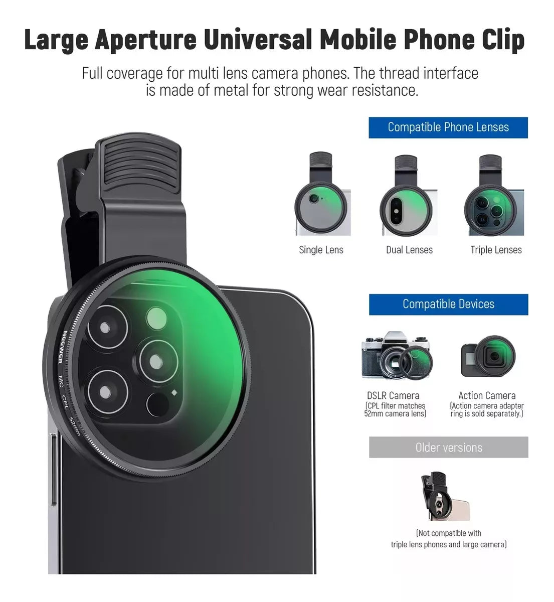 Filtro CPL Para Celular + Clip