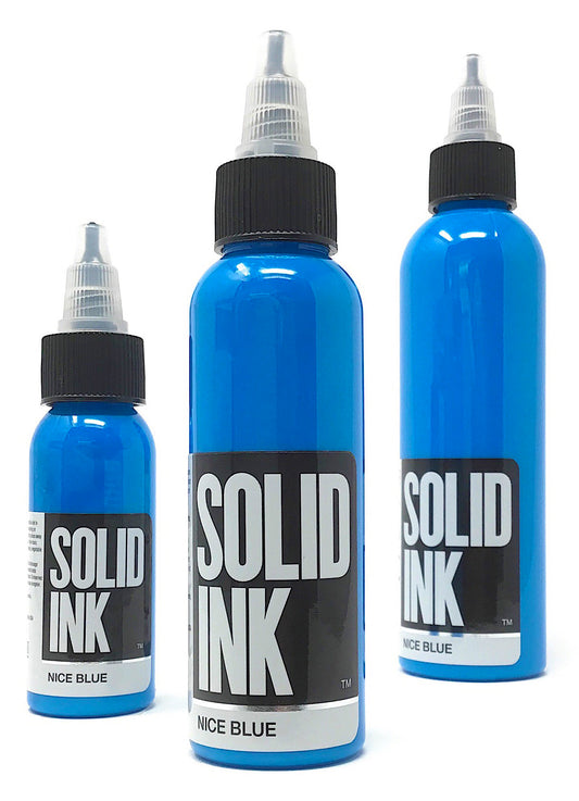 Nice Blue Solid Ink