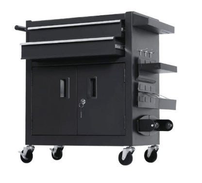 Mesa auxiliar de trabajo con accesorios
