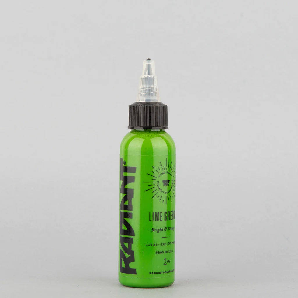 Lime Green Radiant Colors